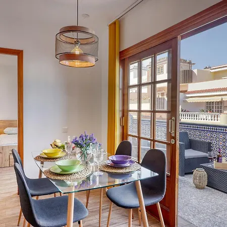 Bright With Terrace And Ocean View Los Realejos